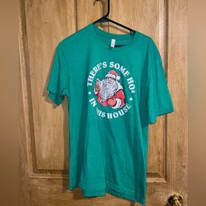 Bella Canvas Green Holiday Tee. Size XL